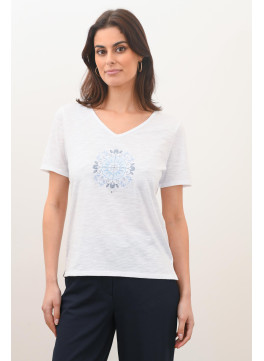 MICHERY - TEE SHIRT - BLANC - Un Jour Ailleurs