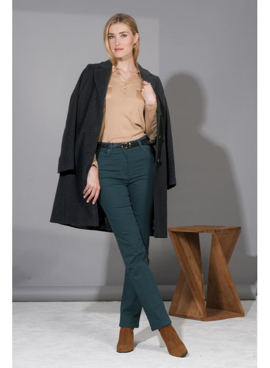 LUMI - PANTALON DROIT - FORET - Un Jour Ailleurs