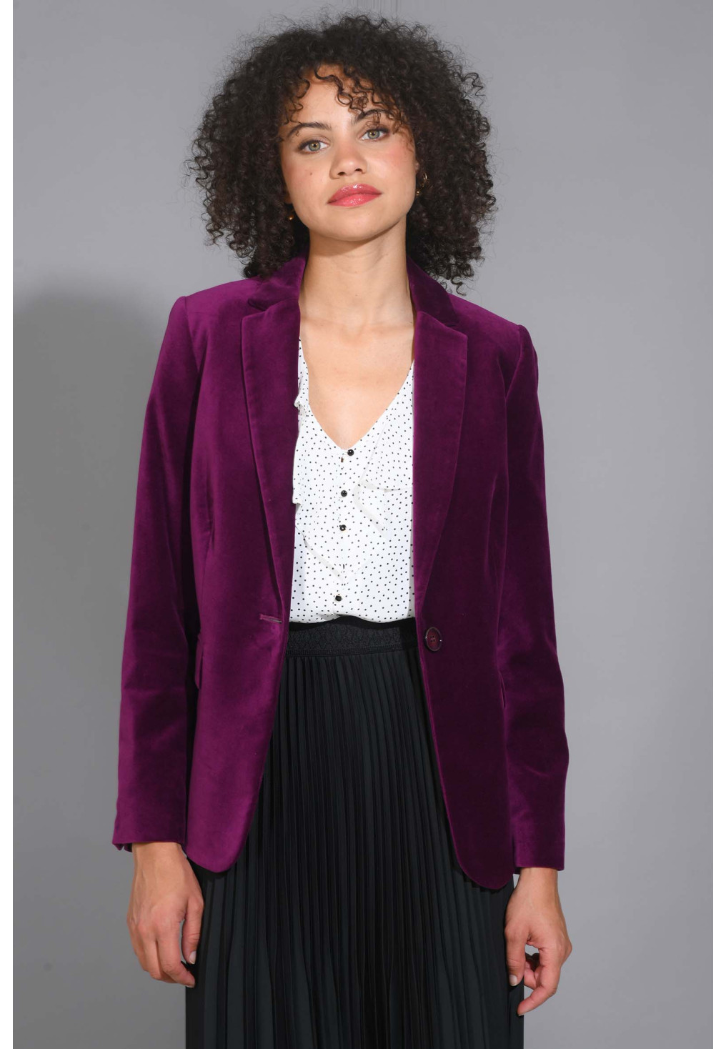 LEIDA - VESTE ML - PURPLE - Un Jour Ailleurs