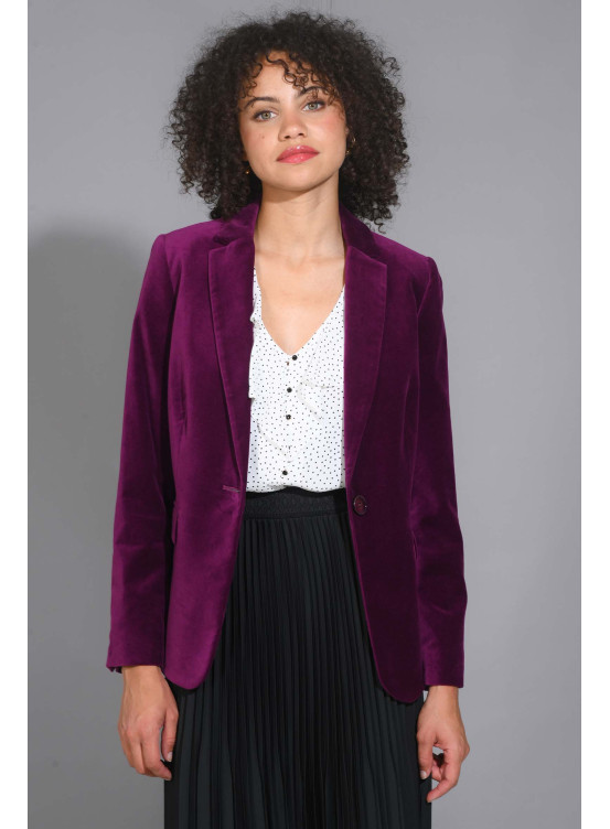 LEIDA - VESTE ML - PURPLE - Un Jour Ailleurs