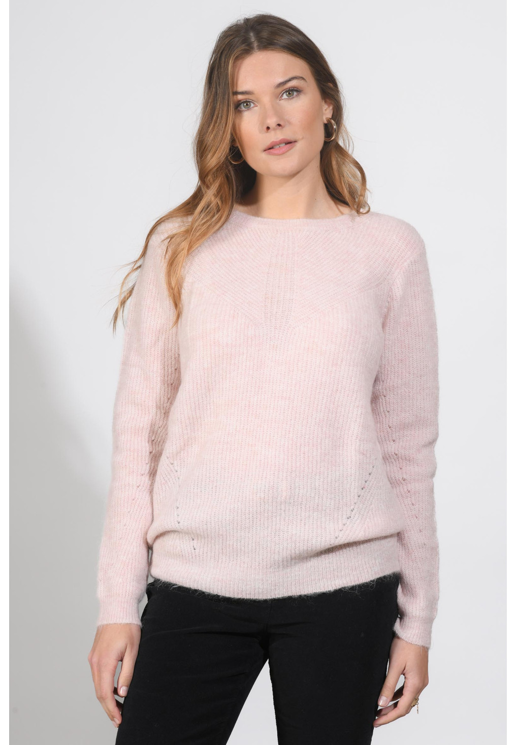 LALIZE - PULL ML - ROSE CHINE - Un Jour Ailleurs