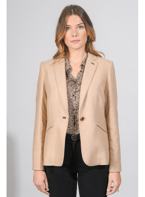 LAYLA - VESTE ML - BEIGE - Un Jour Ailleurs