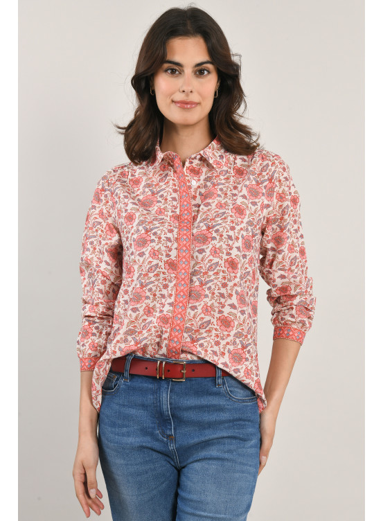 NALIK - CHEMISE FLORALE - SUGAR - Un Jour Ailleurs