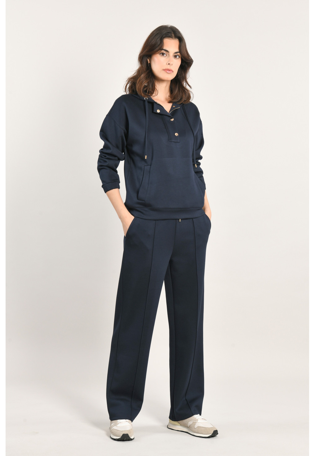 NEWLARGE - PANT JOGGING - MARINE - Un Jour Ailleurs