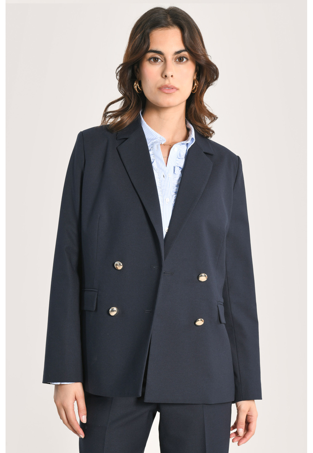 NOIX - BLAZER TAILORING - NAVY - Un Jour Ailleurs