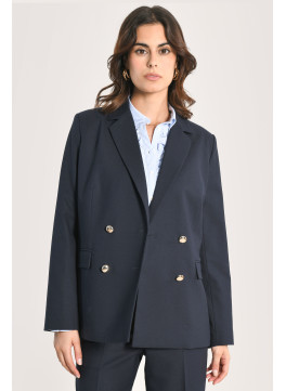 NOIX - BLAZER TAILORING - NAVY - Un Jour Ailleurs