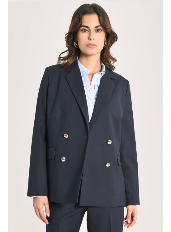 NOIX - BLAZER TAILORING - NAVY - Un Jour Ailleurs