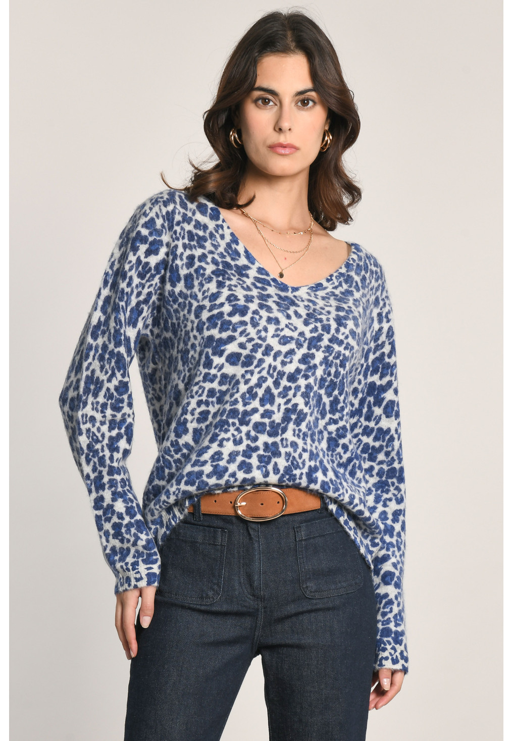 NEOPARD - PULL ML - BLEU - Un Jour Ailleurs